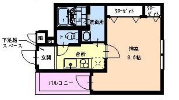 千林大宮駅 徒歩5分 1階の物件間取画像